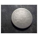 1867 Sheild Nickel
