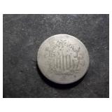 1868 Sheild Nickel