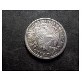 1891 Seated Liberty Quarter Dollar