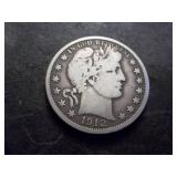 1912 Barber Half Dollar