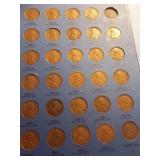 Collection Of Lincoln Cents 1909-1940 89 Coins In All.