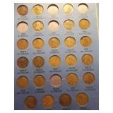 Partial Lincoln Set Of Cents 1909-1940 66 Coins In All