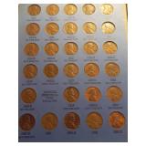 Complete Short Set Of Lincoln Cents 1941-1987