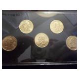 2006 Gold Addition State Quarter Collection 24K Layered Gold