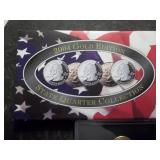 2004 Gold Addition State Quarter Collection 24K Layered Gold