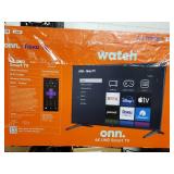 Toshiba 43" onn. Roku Smart T.V.