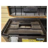 1 tool box and 1 tackle box