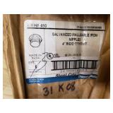 Galvanized Malleable Iron nipples 4"