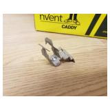 Screw on box support clips 3/4" conduit to metal stud