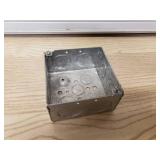 Metal junction boxes