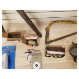 Various tools air filter dust mask plumbing