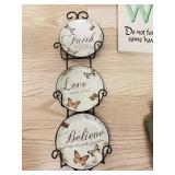 Various pictures place mats wall decor