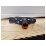 Metal Electrical junction Boxes And a Thomas & Bets Pvc coated conduit Eys sealing fitting