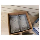 Box of Electrical Raised gang box and a box of 3 Gang box