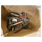 Box of scotch locks nipples and box of copper