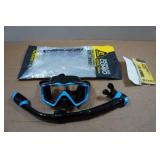 Cressi Pano 3 & Supernova Dry Snorkel Set