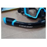 Cressi Pano 3 & Supernova Dry Snorkel Set