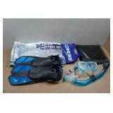 Cressi Blulove Adult Snorkel Set - Fin Size ML/XL
