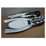 Cressi Frog Plus Adult Open Heel Scuba Diving Fins - M/L