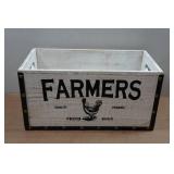 Wooden Fresh Eggs Crate