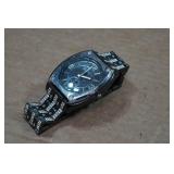 Vintage Elgin Black Bling Model VD-78 Watch