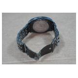 Vintage Elgin Black Bling Model VD-78 Watch