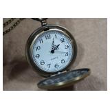 Football Themed Pocket Watch