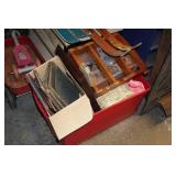 Vintage Trikes, Skis, Bike Tires, and Furniture