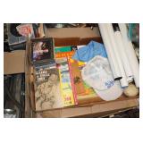 Large Assortment - Electric Motor, Books, Collectibles, Toys, Posters, Photography Mat Cutters