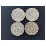 1969-D Kennedy Half Dollars 40% Silver