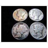 Mercury Dimes 1942 - 1943