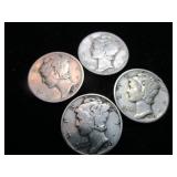 Mercury Dimes 1942 - 1943