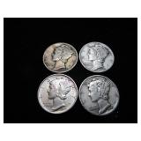 Mercury Dimes 1942 - 1943