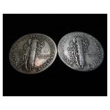 Mercury Dimes 1942 - 1943