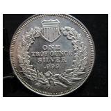 Liberty Silver Bullion Round