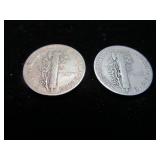 Mercury Dimes 1942-1943