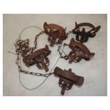 5 Double Spring Traps