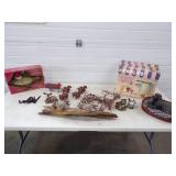 Singing Christmas Bass, Ice Cream Machine, Dog Décor, Vintage Horse and Wagon, Duck Décor