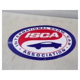 ISCA International Show Car Association Metal Sign