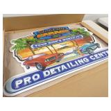 Surf City Garage Foam Core Sign  Great for Man Cave