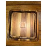 handmade wooden stand 2 pcs