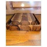 handmade wooden stand 2 pcs