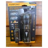 NEW Farpoint recharable duel beam flashlight