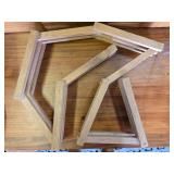 Wood canoe, wood toy