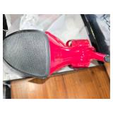Size 9, Red High Heels, platform shoes NIB