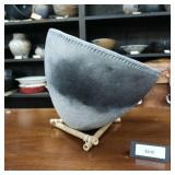 Lynn Emery Roku Fired Bowl  not glazed, colors are from firing process. Over 8 inches Wide.