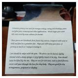 Lynn Emery Roku Fired Pottery  - vase with two natural tones - 3 inches Wide at brim and 4 inches tall.