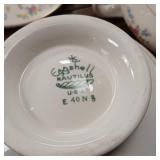 Eggshell Nautilus Vintage cream and sugar bowls -