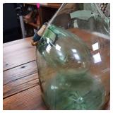 Exquisite Well Made Hand Blown Glass  Wine Decanter  13 inches tall