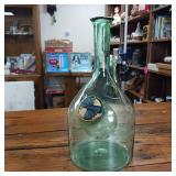 Exquisite Well Made Hand Blown Glass  Wine Decanter  13 inches tall